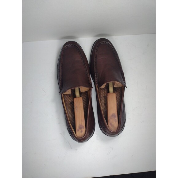 COLE HAAN GRAND MENS LOAFERS MINT 11.5 M VENETIAN HAMLLIN LOAFER BROWN LEATHER